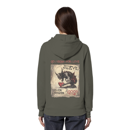 vegwear "why does evil" - unisex Bio Hoodie / Kapuzenpulli