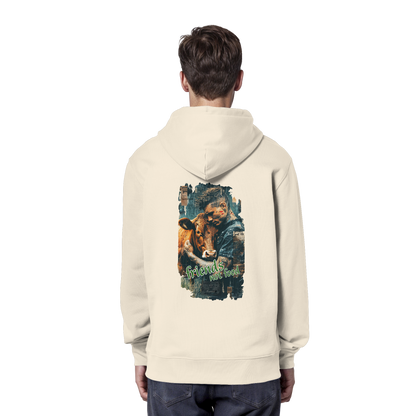 vegwear "friends not food" - unisex Bio Hoodie / Kapuzenpulli, vegan, fair