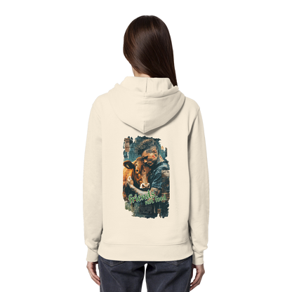vegwear "friends not food" - unisex Bio Hoodie / Kapuzenpulli, vegan, fair