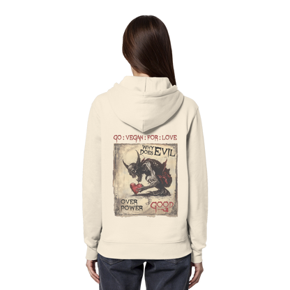 vegwear "why does evil" - unisex Bio Hoodie / Kapuzenpulli