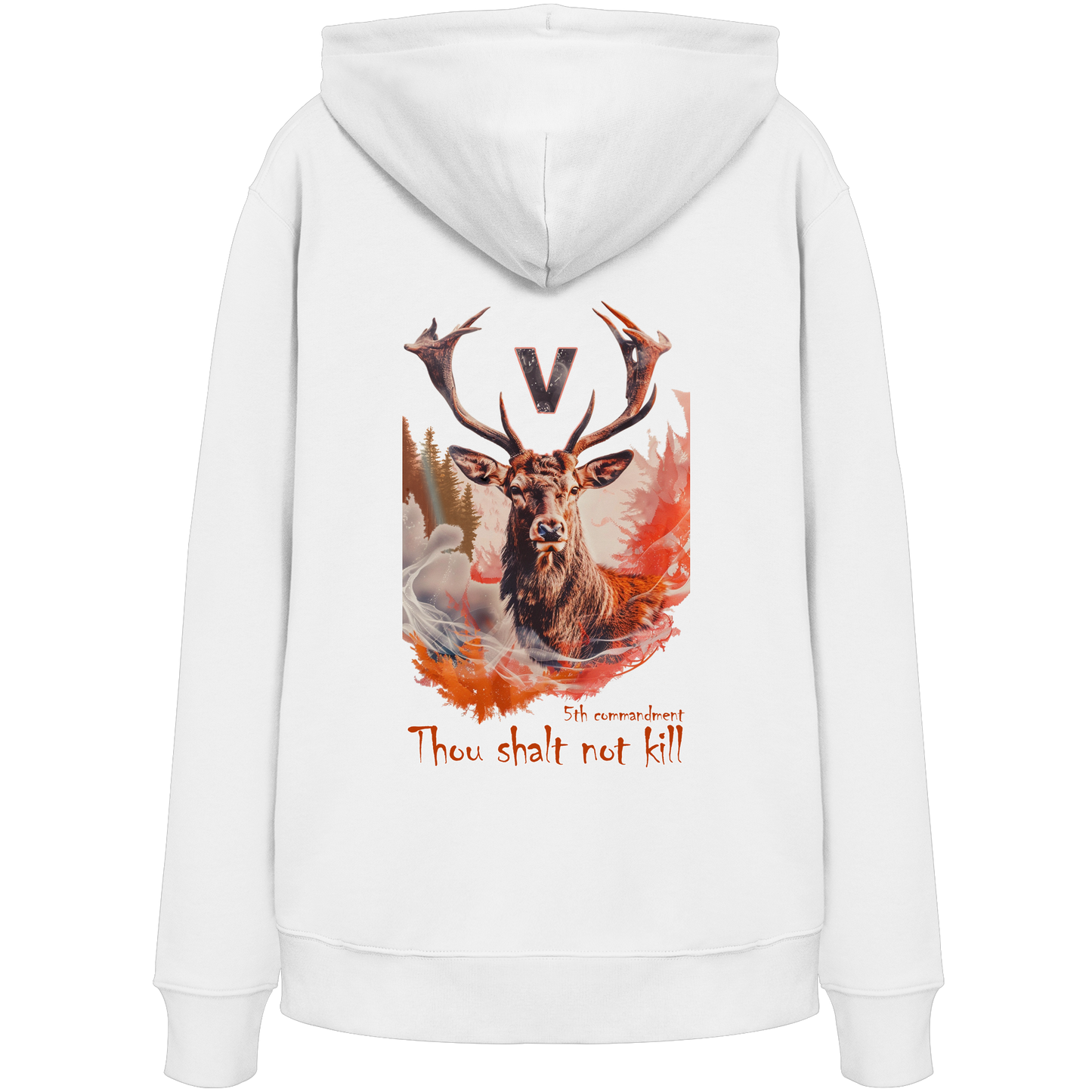 vegwear "thou shalt not kill" - Bio Hoodie / Kapuzenpulli unisex