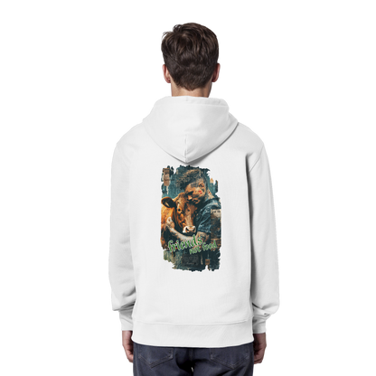 vegwear "friends not food" - unisex Bio Hoodie / Kapuzenpulli, vegan, fair