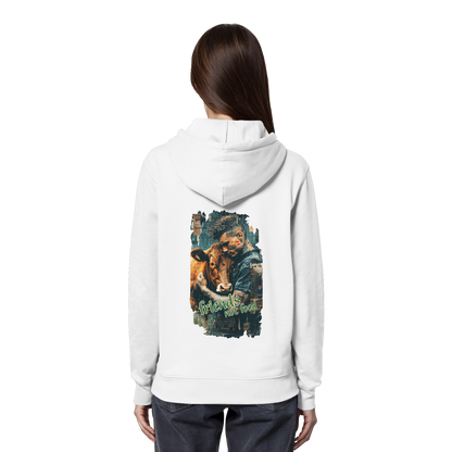 vegwear "friends not food" - unisex Bio Hoodie / Kapuzenpulli, vegan, fair