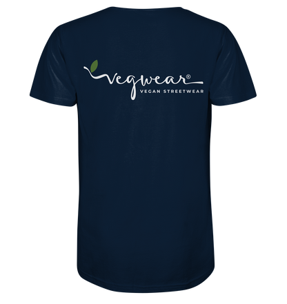 Motiv "vegwear Logo weiß" - unisex Bio T-Shirt