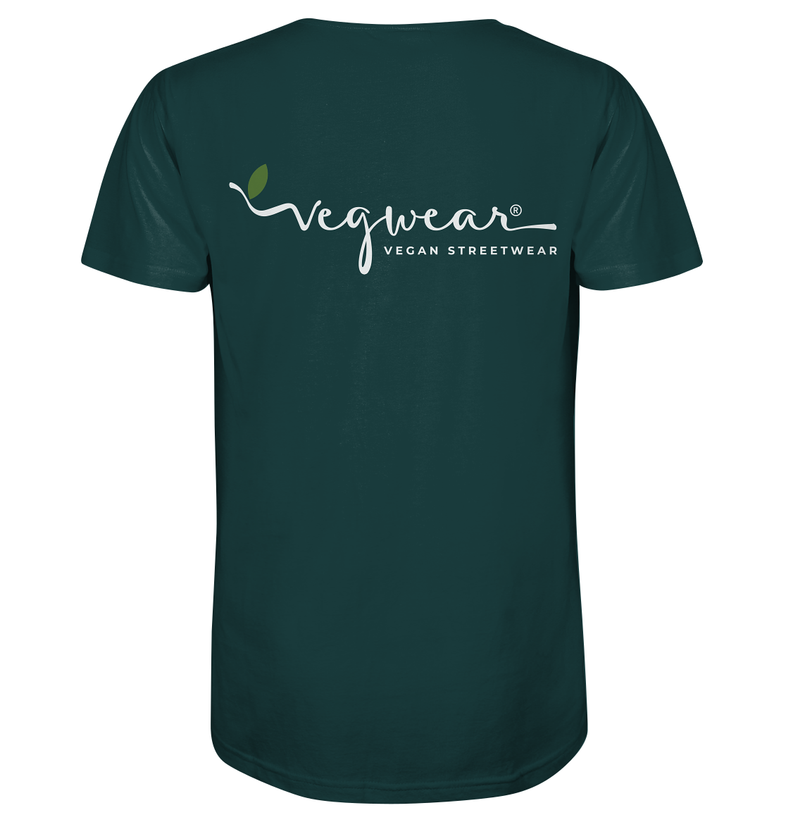 Motiv "vegwear Logo weiß" - unisex Bio T-Shirt