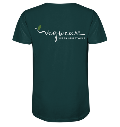 Motiv "vegwear Logo weiß" - unisex Bio T-Shirt