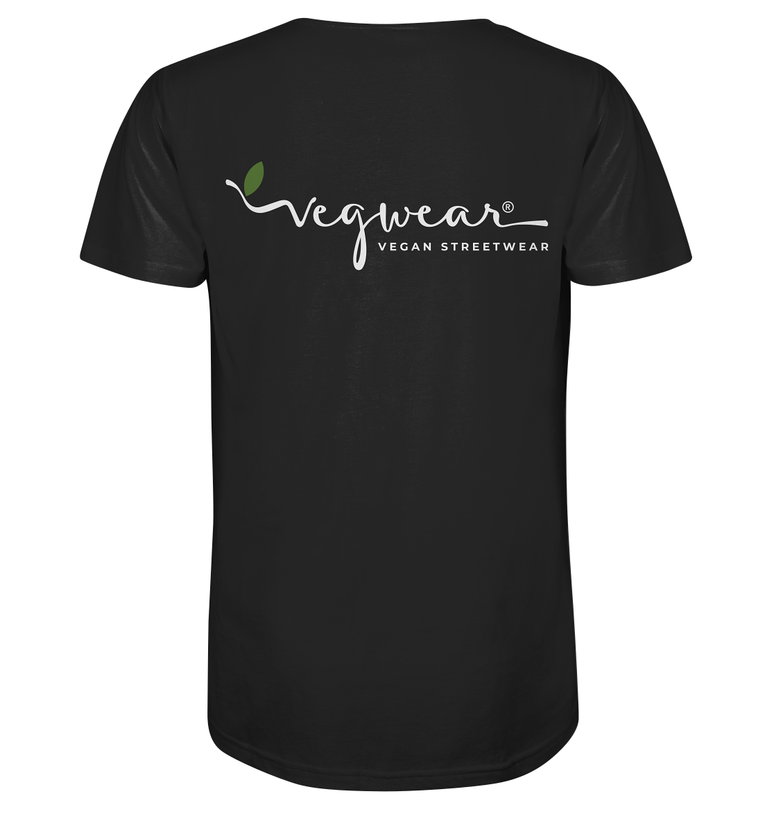Motiv "vegwear Logo weiß" - unisex Bio T-Shirt