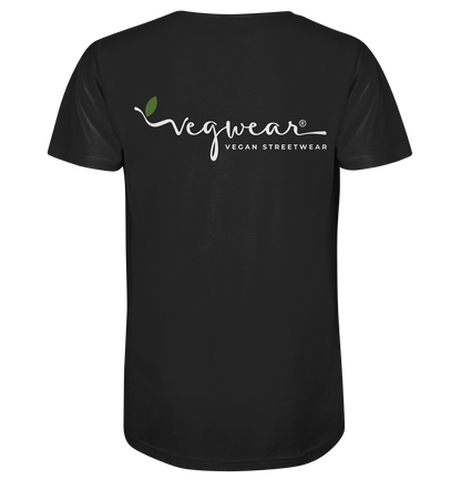 Motiv "vegwear Logo weiß" - unisex Bio T-Shirt