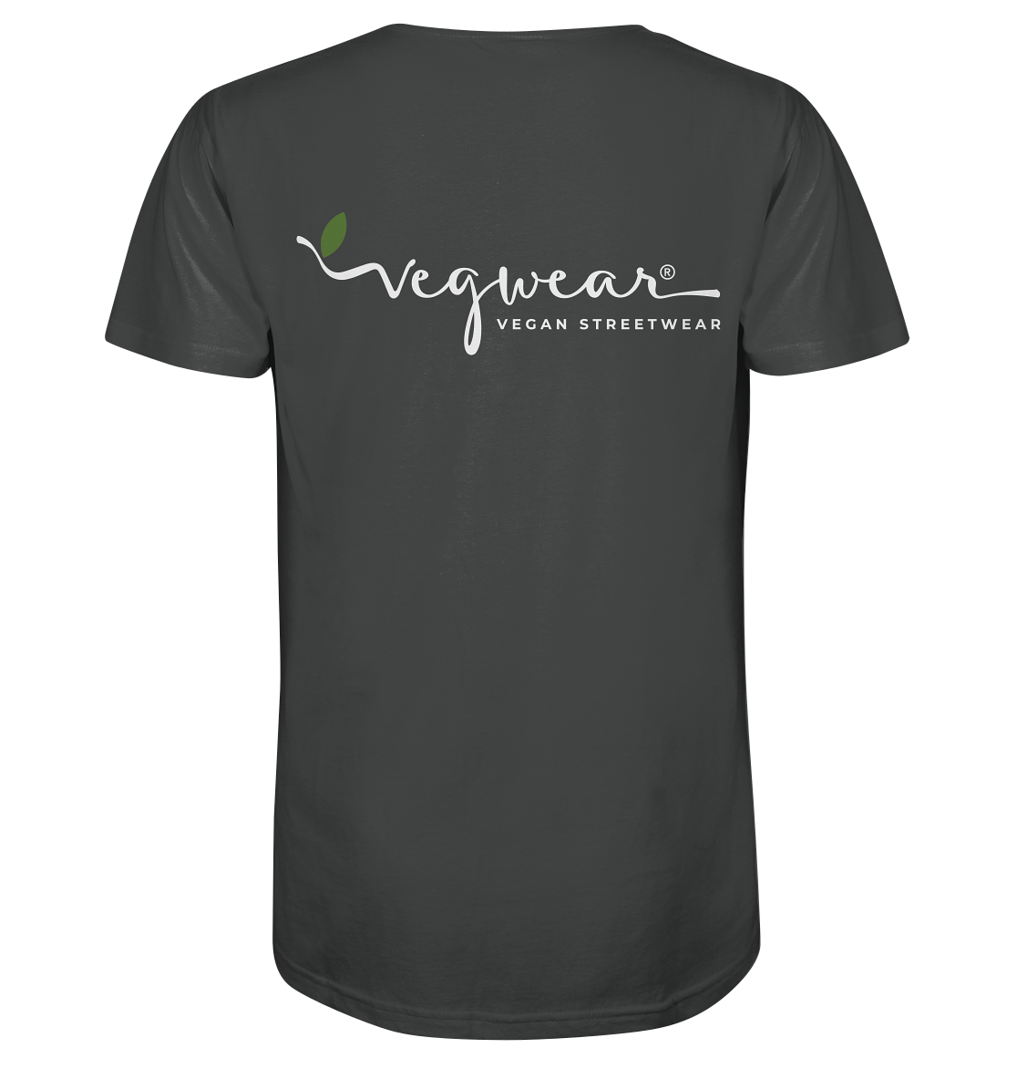 Motiv "vegwear Logo weiß" - unisex Bio T-Shirt