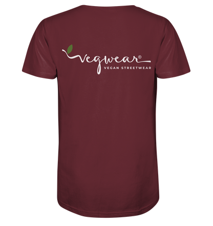 Motiv "vegwear Logo weiß" - unisex Bio T-Shirt