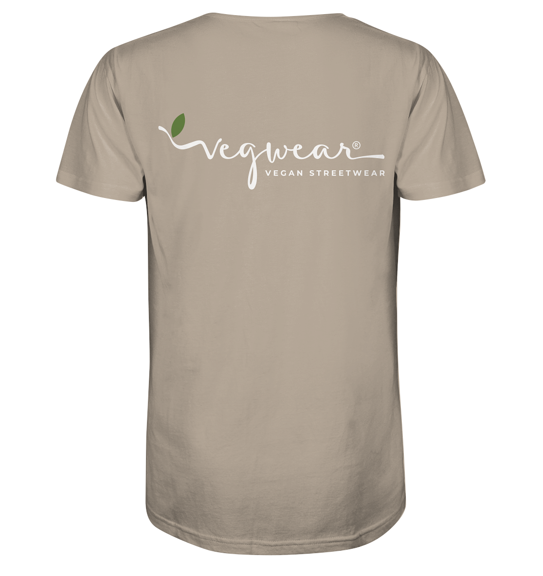 Motiv "vegwear Logo weiß" - unisex Bio T-Shirt