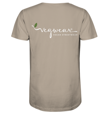 Motiv "vegwear Logo weiß" - unisex Bio T-Shirt