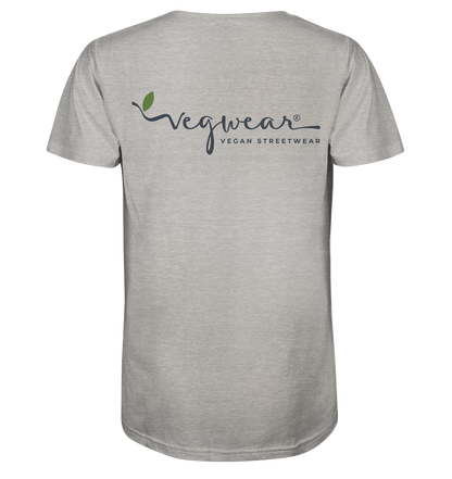 Motiv "vegwear Logo grau" - unisex Bio T-Shirt