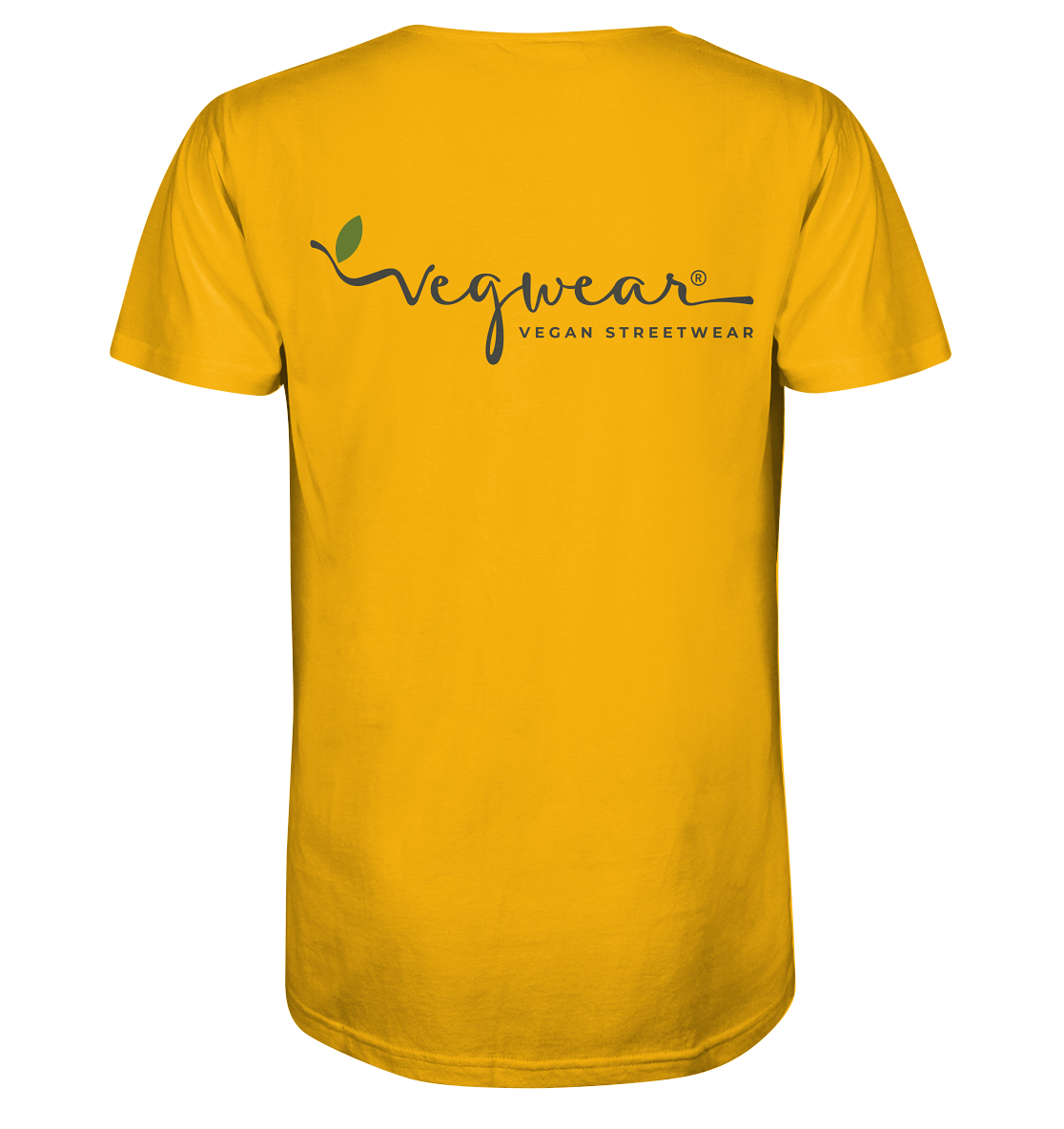 Motiv "vegwear Logo grau" - unisex Bio T-Shirt