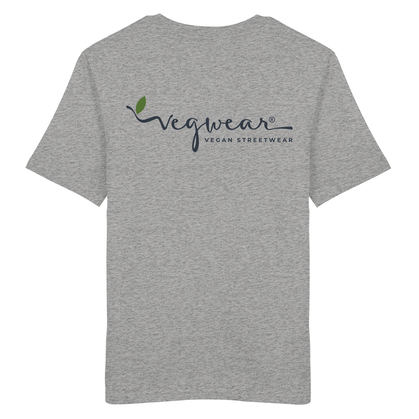 Motif "vegwear logo gray" - unisex organic T-shirt