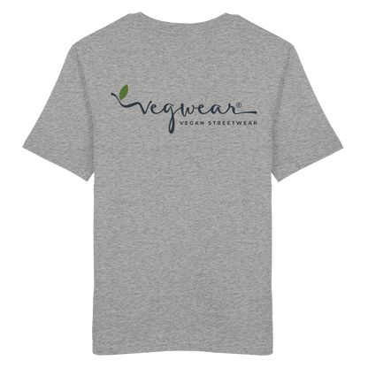 Motif "vegwear logo gray" - unisex organic T-shirt