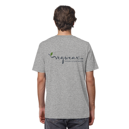 Motif "vegwear logo gray" - unisex organic T-shirt