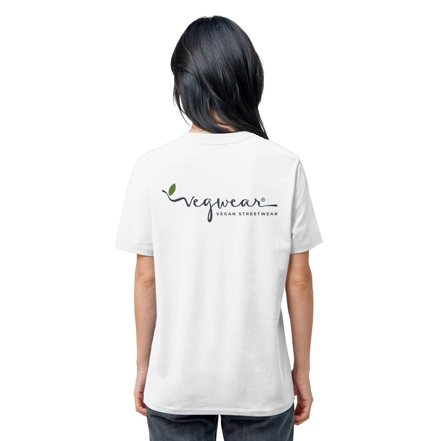 Motif "vegwear logo gray" - unisex organic T-shirt