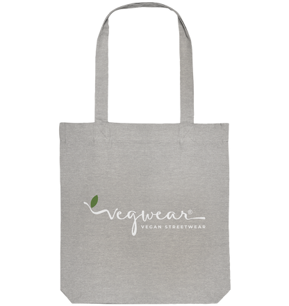 Motif "vegwear Logo white" - Organic shopping bag