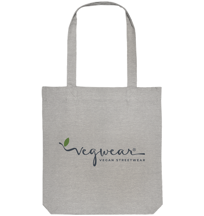 Motif "vegwear Logo grey" - Organic shopping bag