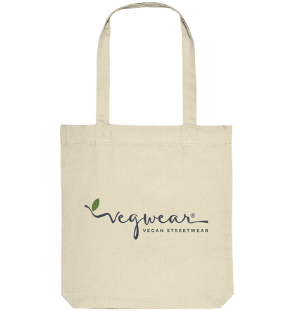 Motif "vegwear Logo grey" - Organic shopping bag