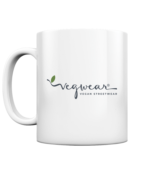 Motif "sorry but vegan" - coffee cup