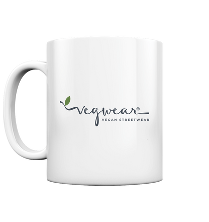 vegwear "friends not food" - Kaffee Tasse glossy