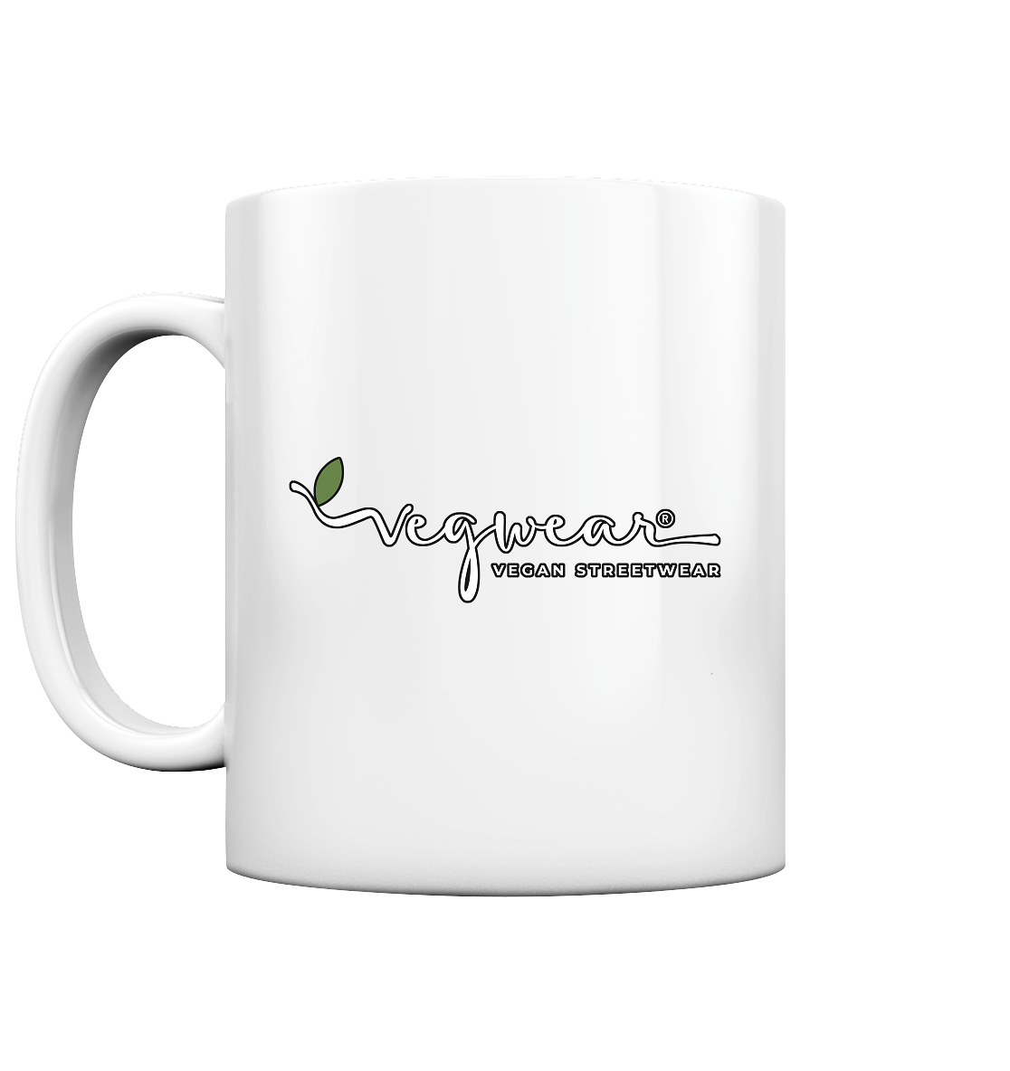 vegwear "vegan for life"- Kaffee Tasse glossy