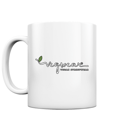 vegwear "vegan for life"- Kaffee Tasse glossy