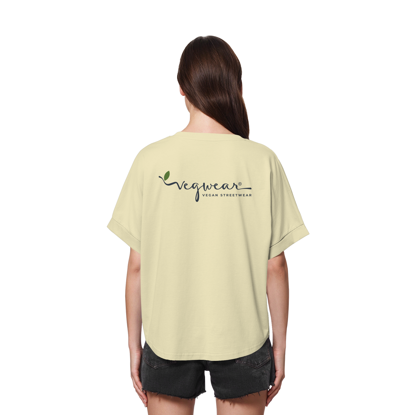 oversizeden Damen T-Shirt: Fledermausärmel T-Shirt | vegwear