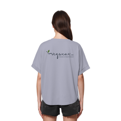 oversizeden Damen T-Shirt: Fledermausärmel T-Shirt | vegwear