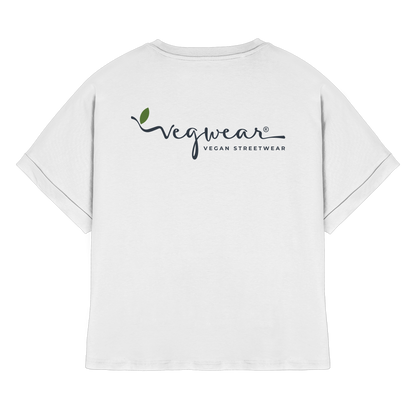 oversizeden Damen T-Shirt: Fledermausärmel T-Shirt | vegwear