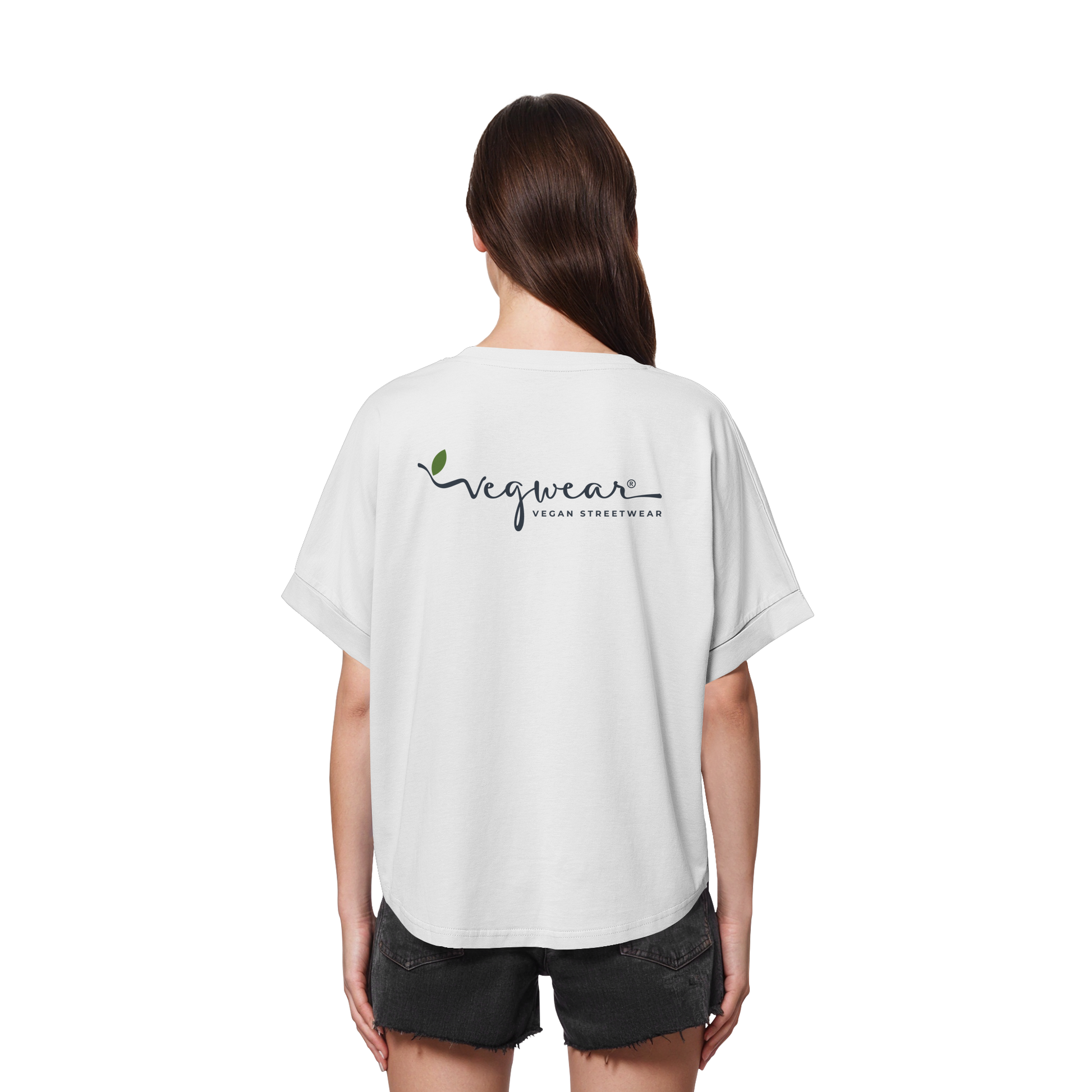 oversizeden Damen T-Shirt: Fledermausärmel T-Shirt | vegwear