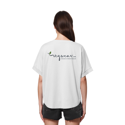 oversizeden Damen T-Shirt: Fledermausärmel T-Shirt | vegwear