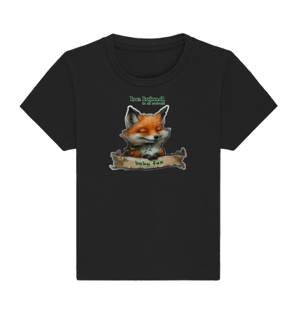 Motif "Baby Fox" baby organic T-shirt
