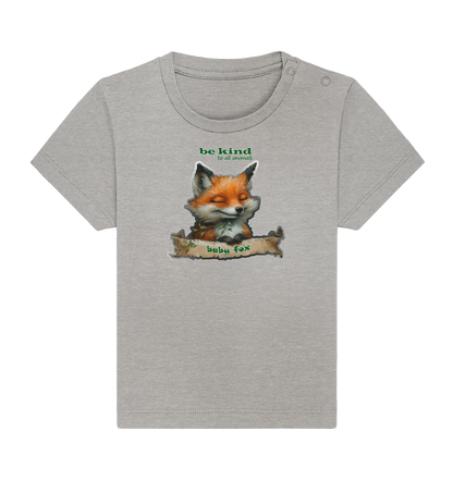 Motif "Baby Fox" baby organic T-shirt