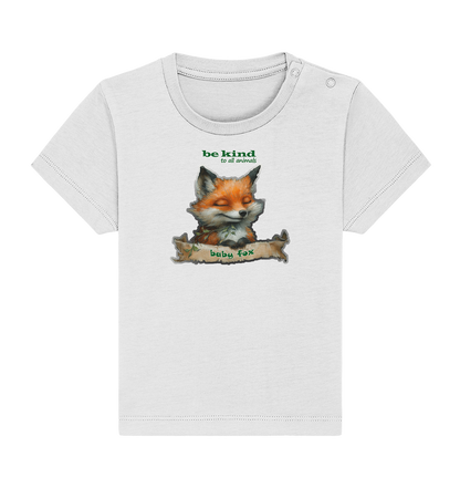 Motif "Baby Fox" baby organic T-shirt