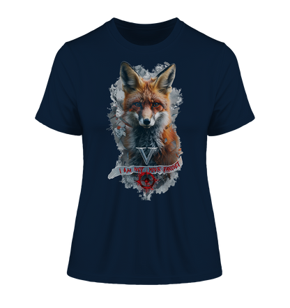 Motiv "not your target" - eng geschnittenes Damen Bio Shirt