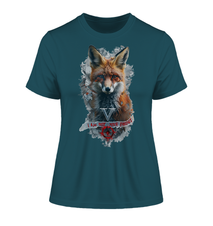 Motiv "not your target" - eng geschnittenes Damen Bio Shirt