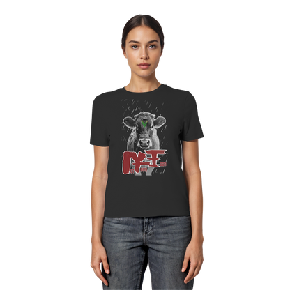 vegwear "not your food" - eng geschnittenes Damen Bio T-Shirt, vegan, fair