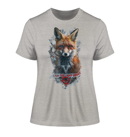 Motiv "not your target" - eng geschnittenes Damen Bio Shirt