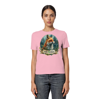 vegwear "respect each other" - eng geschnittenes Damen T-Shirt, bio, vegan