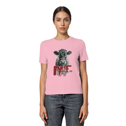 vegwear "not your food" - eng geschnittenes Damen Bio T-Shirt, vegan, fair