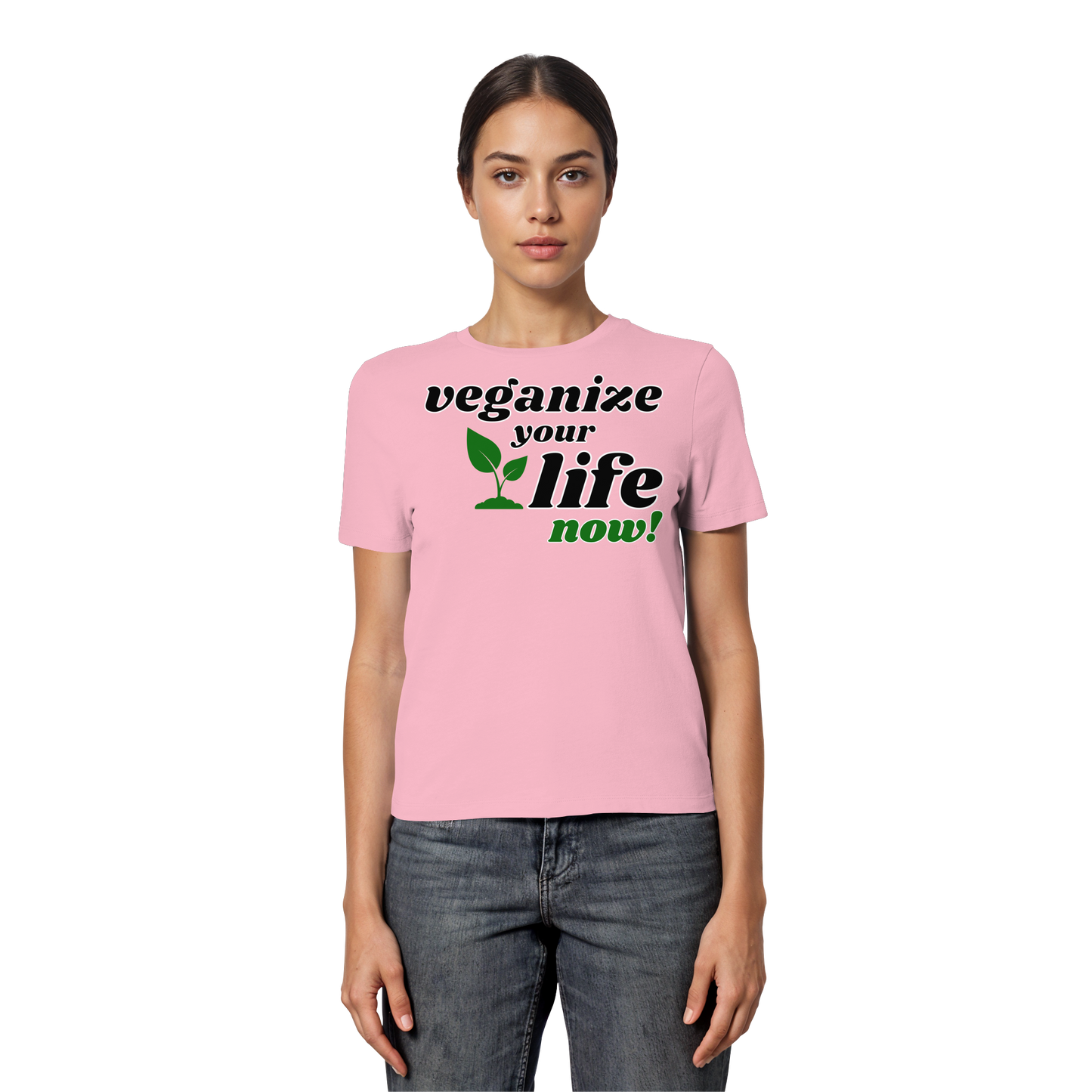 Damen Bio T-Shirt: 'veganize your life' T-Shirt | vegwear 