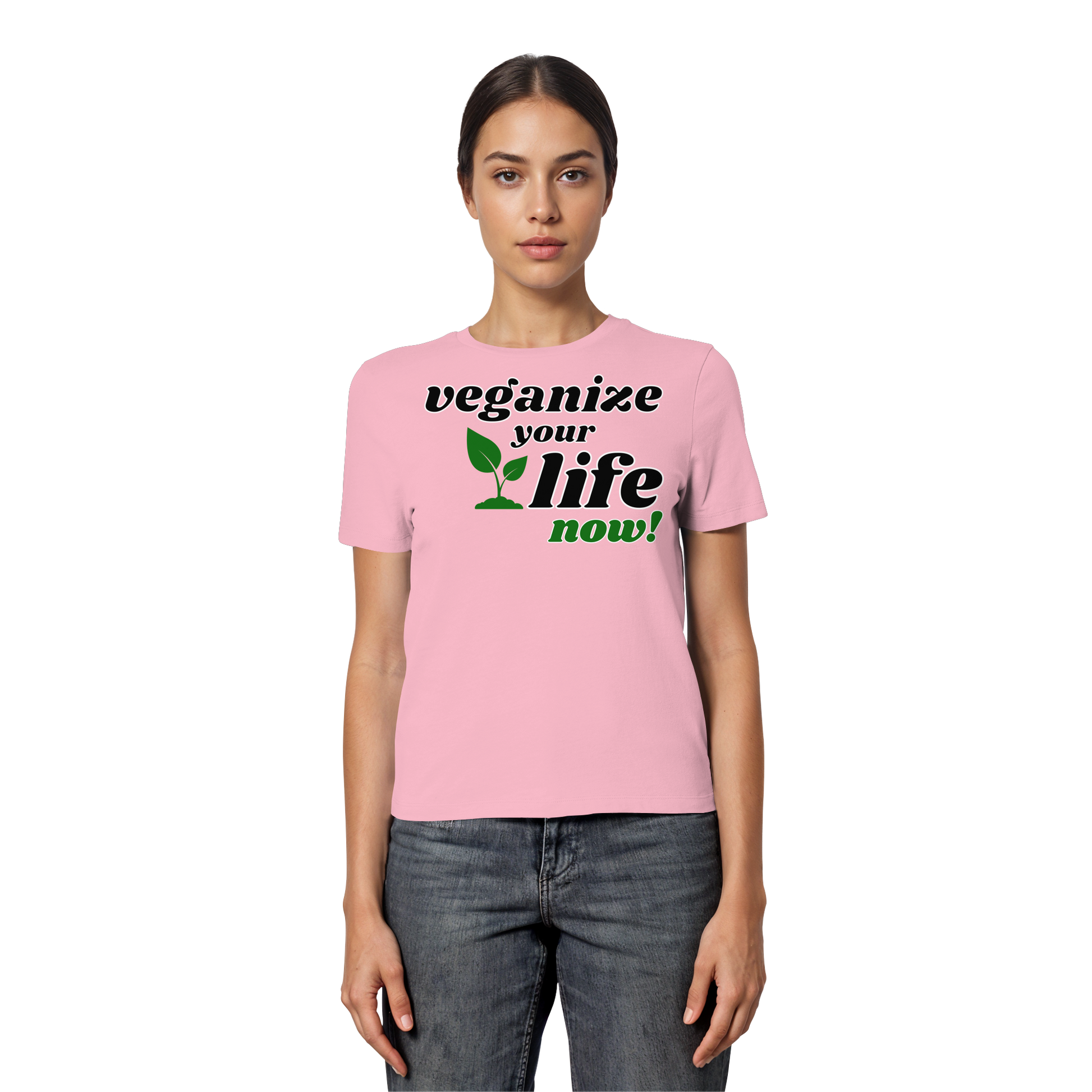 Damen Bio T-Shirt: 'veganize your life' T-Shirt | vegwear 