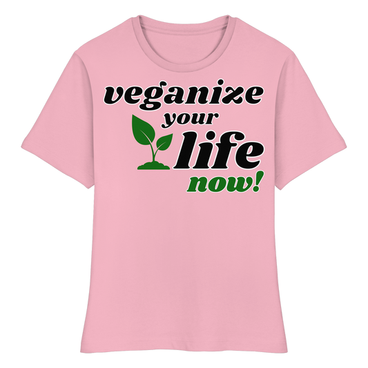 Damen Bio T-Shirt: 'veganize your life' T-Shirt | vegwear 