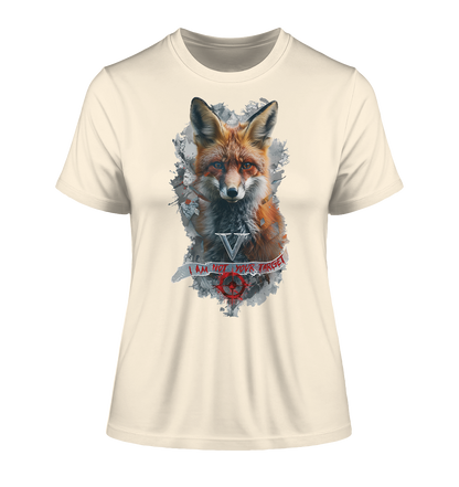 Motiv "not your target" - eng geschnittenes Damen Bio Shirt