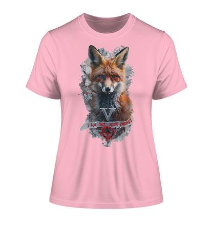 Motiv "not your target" - eng geschnittenes Damen Bio Shirt
