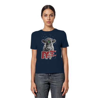 vegwear "not your food" - eng geschnittenes Damen Bio T-Shirt, vegan, fair
