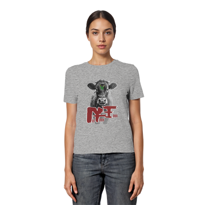 vegwear "not your food" - eng geschnittenes Damen Bio T-Shirt, vegan, fair